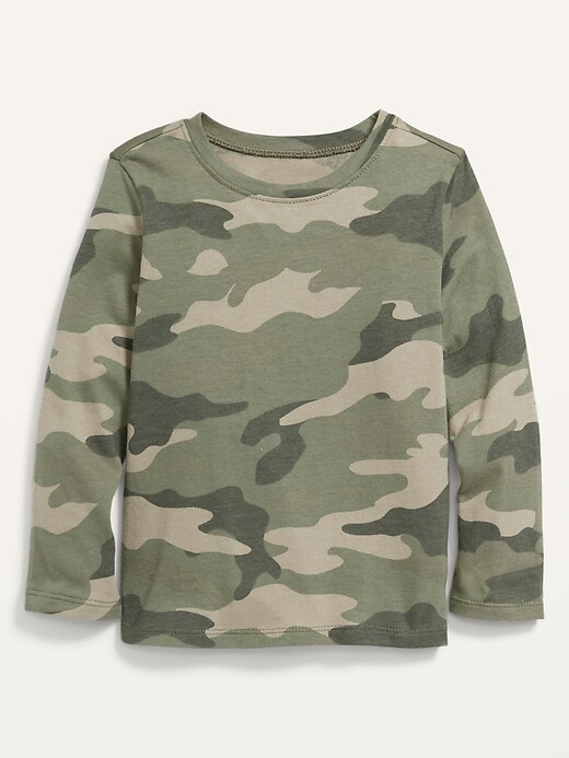Unisex Long-Sleeve Printed Jersey T-Shirt for Toddler | Old Navy