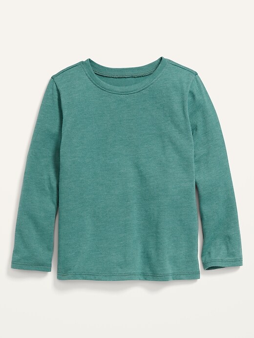View large product image 1 of 1. Unisex Solid Long-Sleeve T-Shirt for Toddler