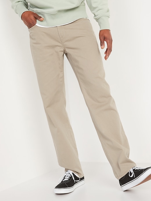 Old Navy Wow Loose Twill Five-Pocket Pants for Men