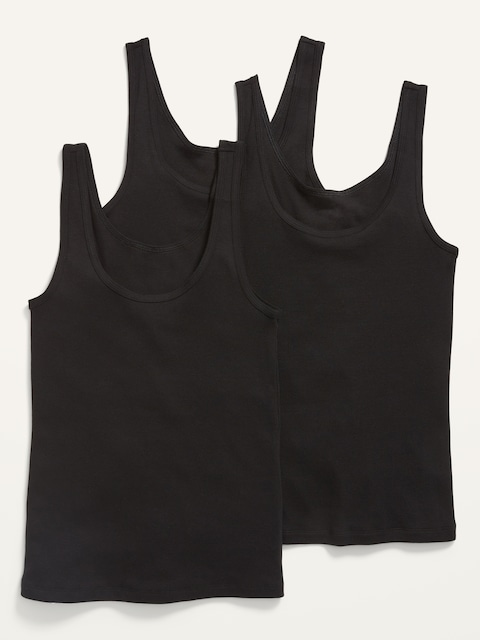 Slim-Fit Rib-Knit Tank Top 3-Pack