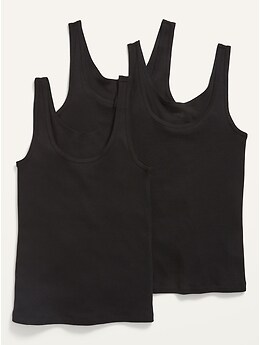 Slim-Fit Rib-Knit Tank Top 3-Pack for Women | Old Navy