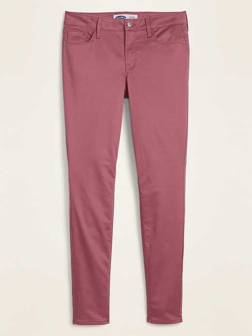 Image number 4 showing, Mid-Rise Sateen Rockstar Super Skinny Jeans for Women