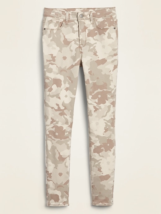 Image number 4 showing, High-Waisted Camo-Print Rockstar Super Skinny Jeans for Women