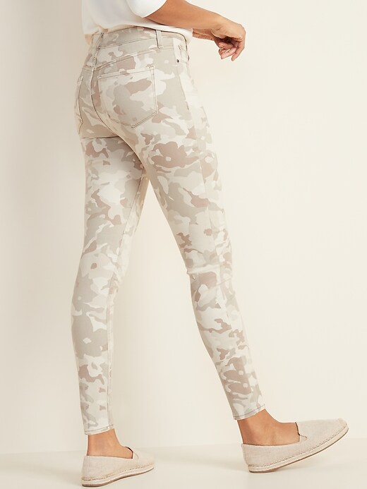 Image number 6 showing, High-Waisted Camo-Print Rockstar Super Skinny Jeans for Women