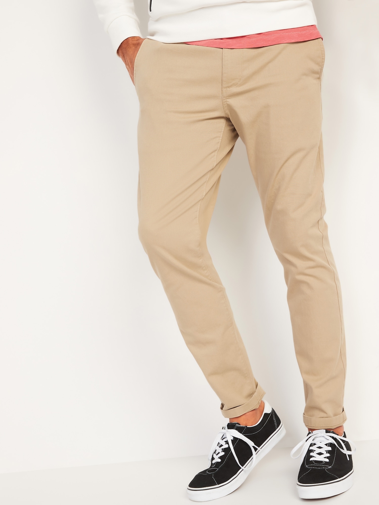 mens pull on khaki pants