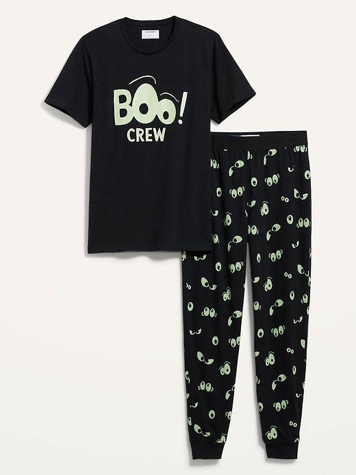 View large product image 2 of 3. Halloween Matching Graphic Pajama Set