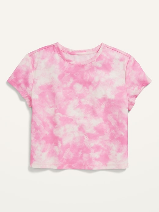 Short-Sleeve Cropped Pajama T-Shirt for Girls | Old Navy
