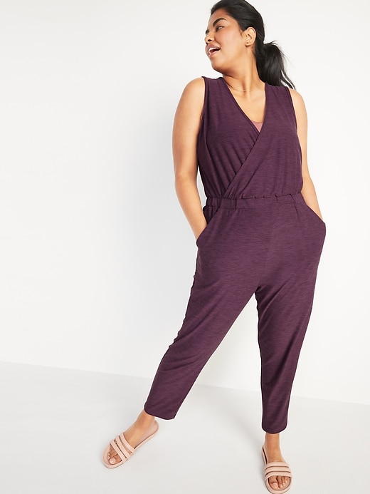 Image number 1 showing, Breathe ON Cross-Front Sleeveless Jumpsuit
