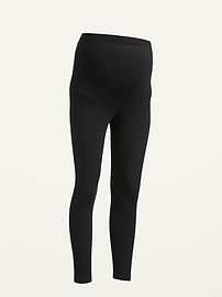 Image number 2 showing, Maternity Rollover-Waist PowerChill 7/8 Leggings