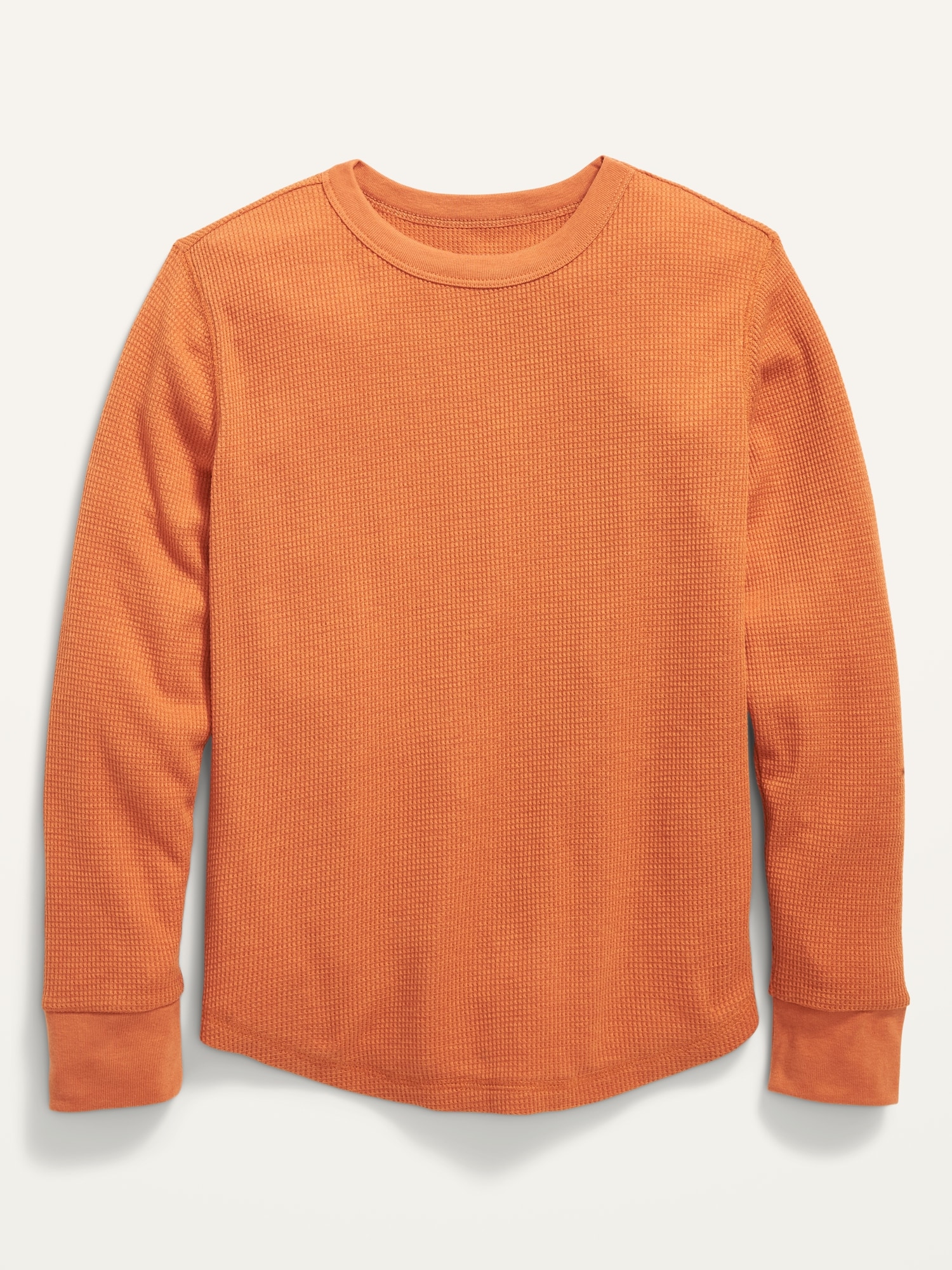 Long-Sleeve Thermal-Knit T-Shirt For Boys