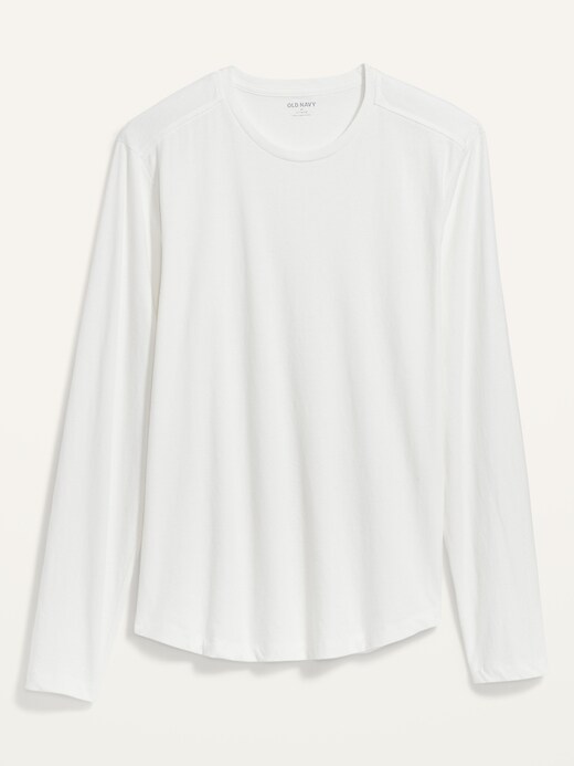 Old Navy Soft-Washed Long-Sleeve Curved Hem T-Shirt for Men. 1 Old Navy Soft-Washed Long-Sleeve Curved Hem T-Shirt for Men. 1