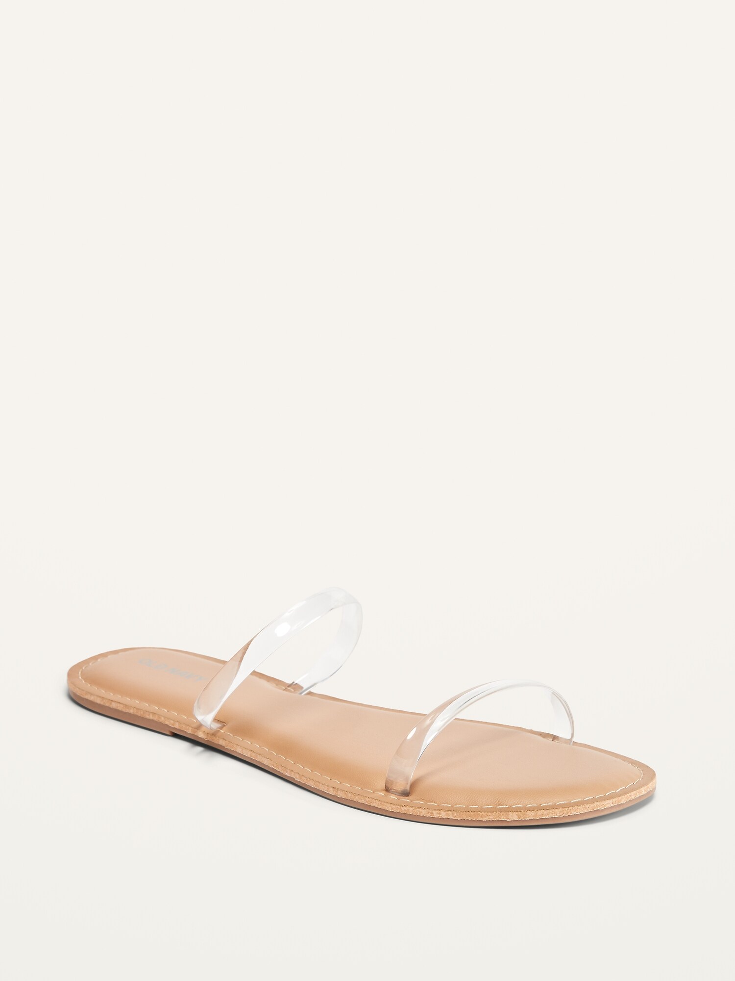 Two strap cheap jelly sandals