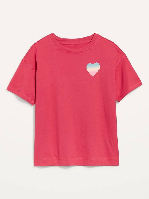 L'image numéro 4 présente T-shirt confort ample à imprimé pour Femme