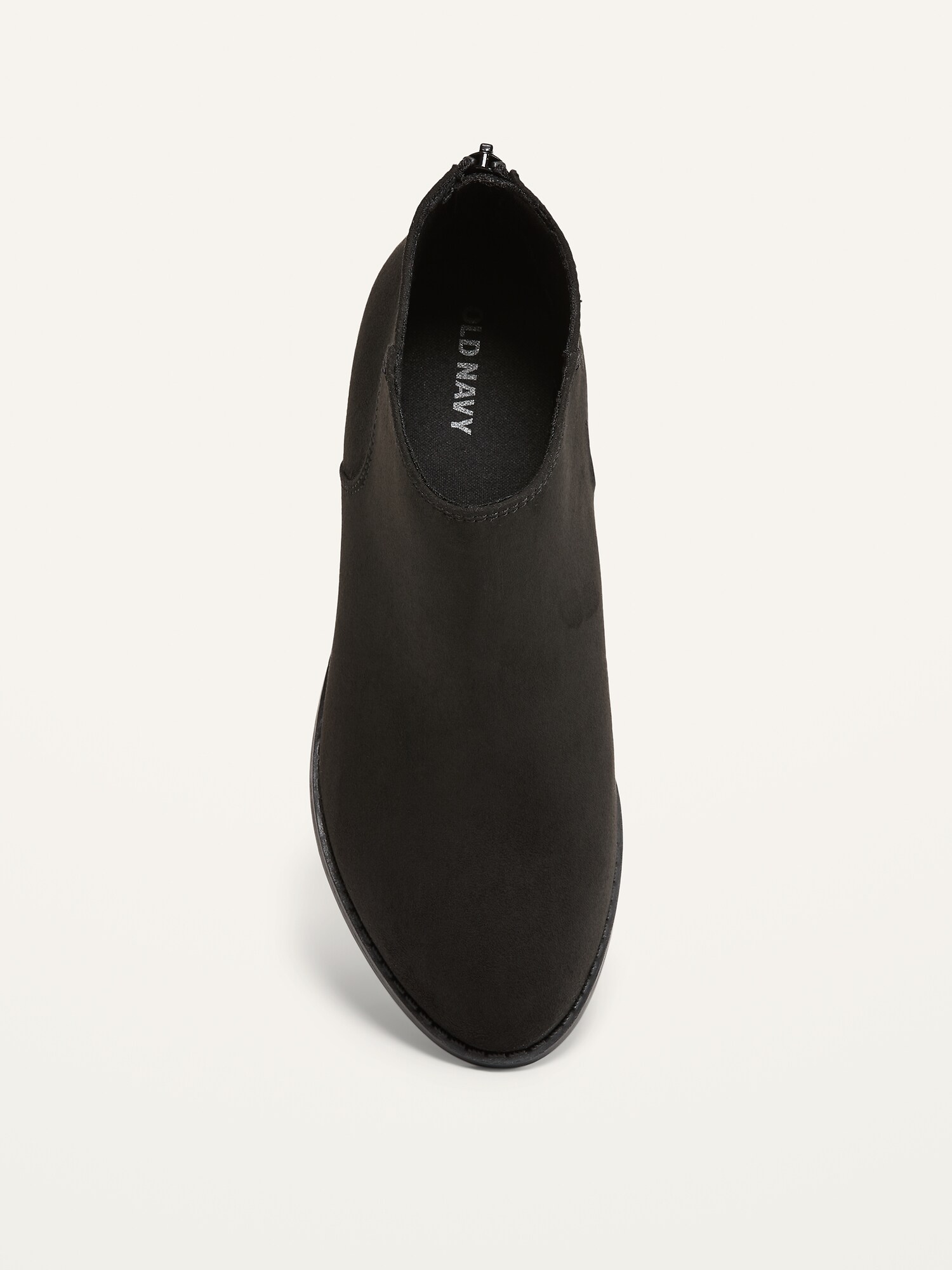 booties with back zipper