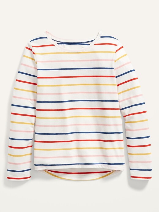 Softest Printed Long-Sleeve T-Shirt for Girls | Old Navy