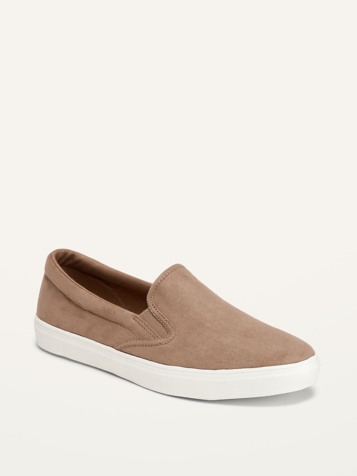 Old Navy Faux-Suede Slip-On Sneakers For Women. 1