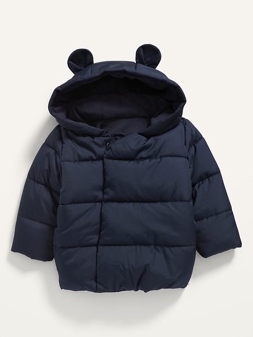 View large product image 1 of 2. Unisex Frost-Free Hooded Puffer Jacket for Baby