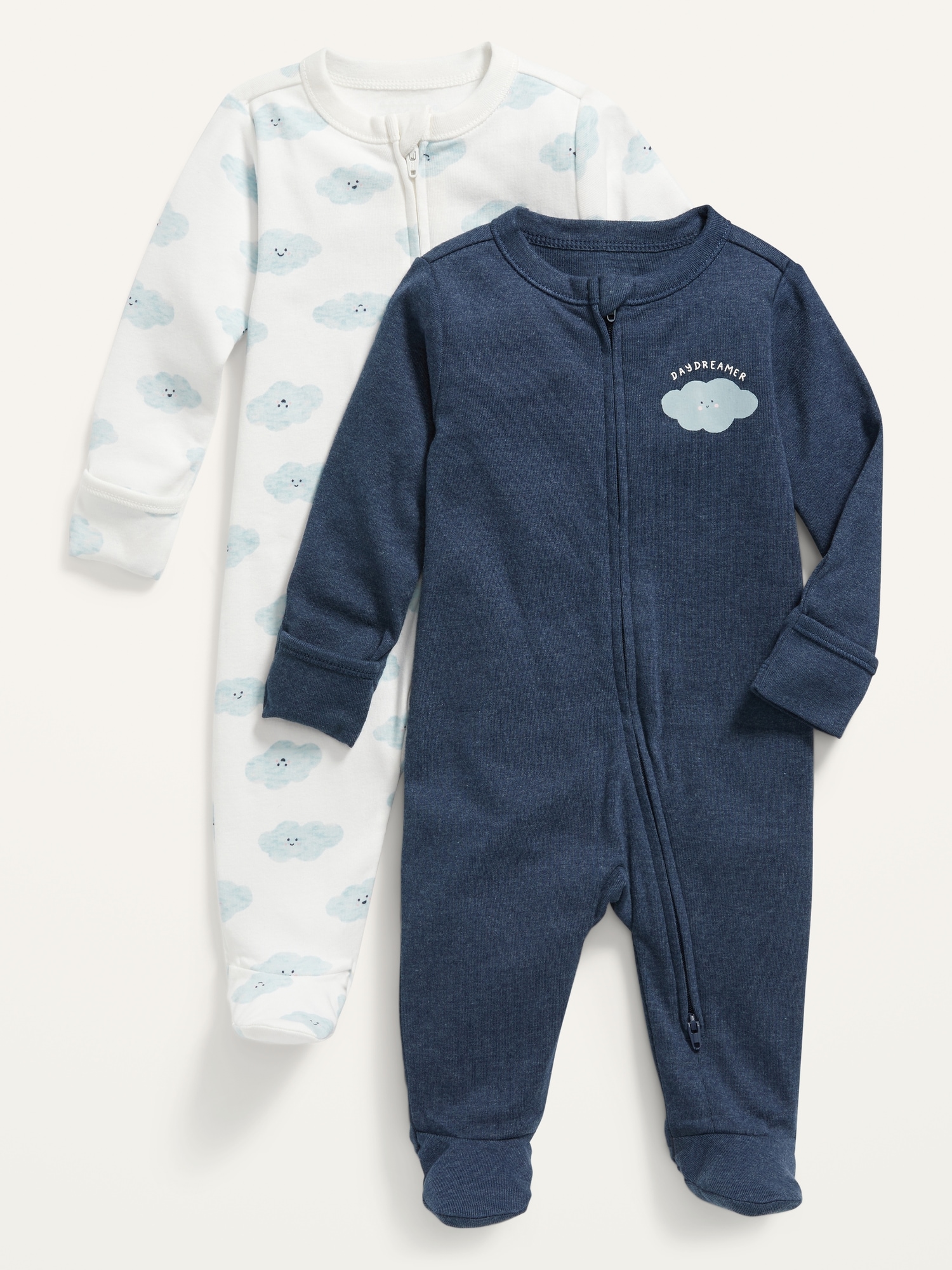 Unisex 2Pack Sleep & Play Footed OnePiece for Baby Old Navy