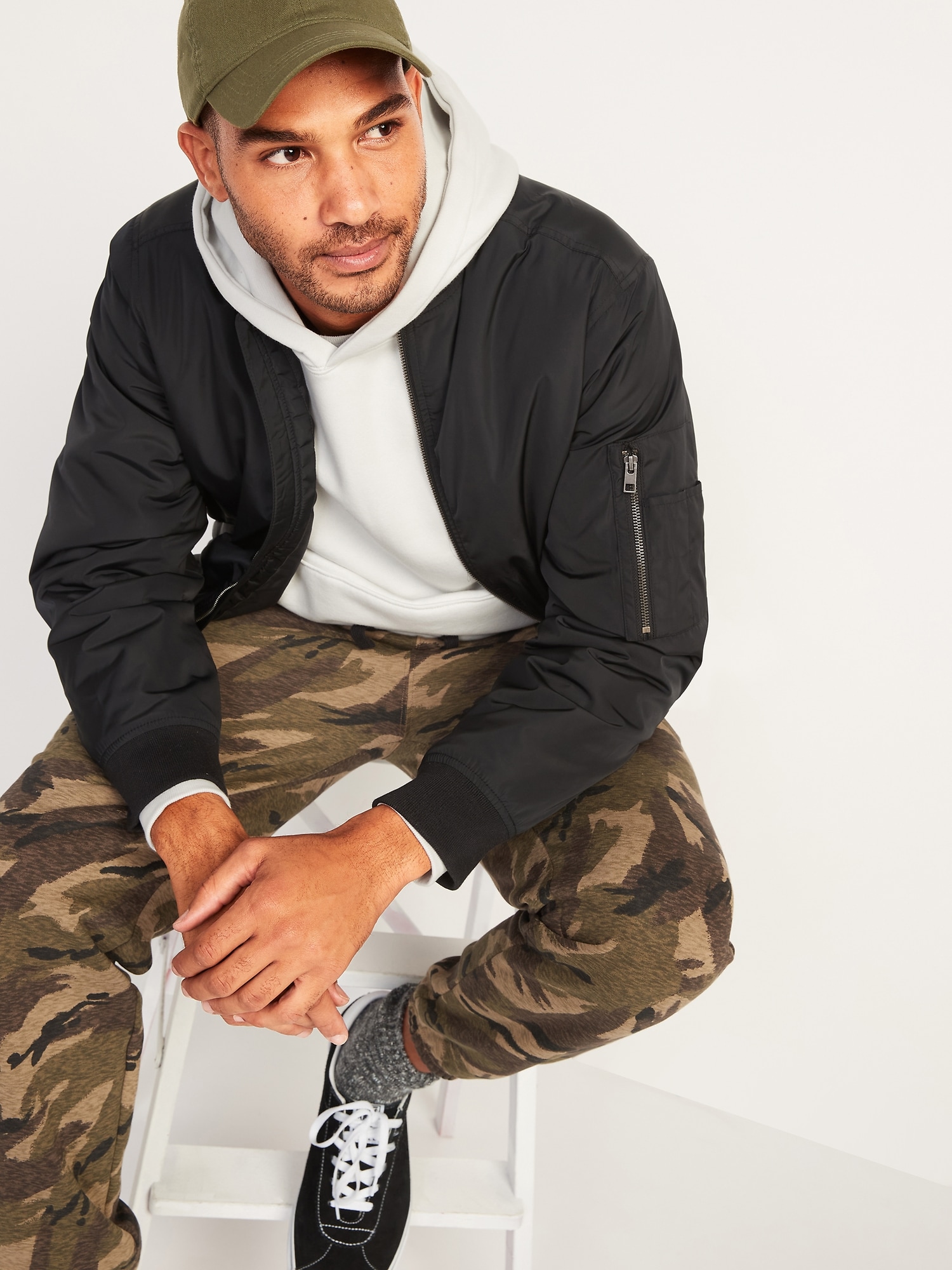 old navy bomber jacket men