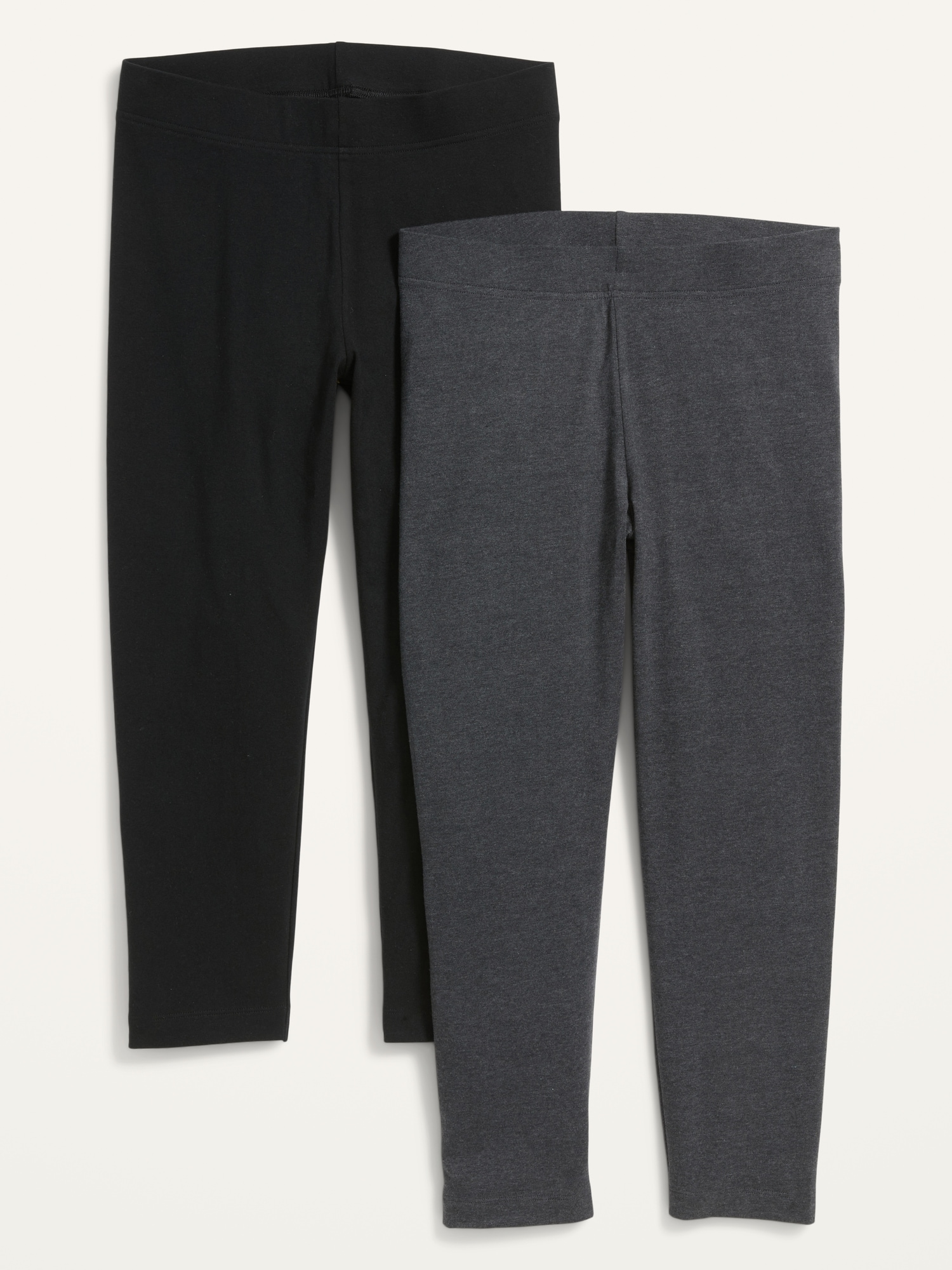 Old Navy High-Waisted Cropped Leggings 2-Pack For Women gray. 1