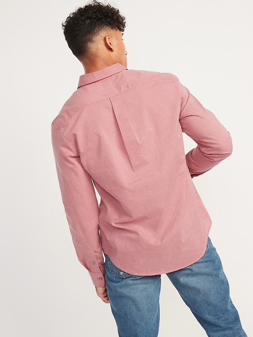 Image number 2 showing, Slim-Fit Poplin Shirt