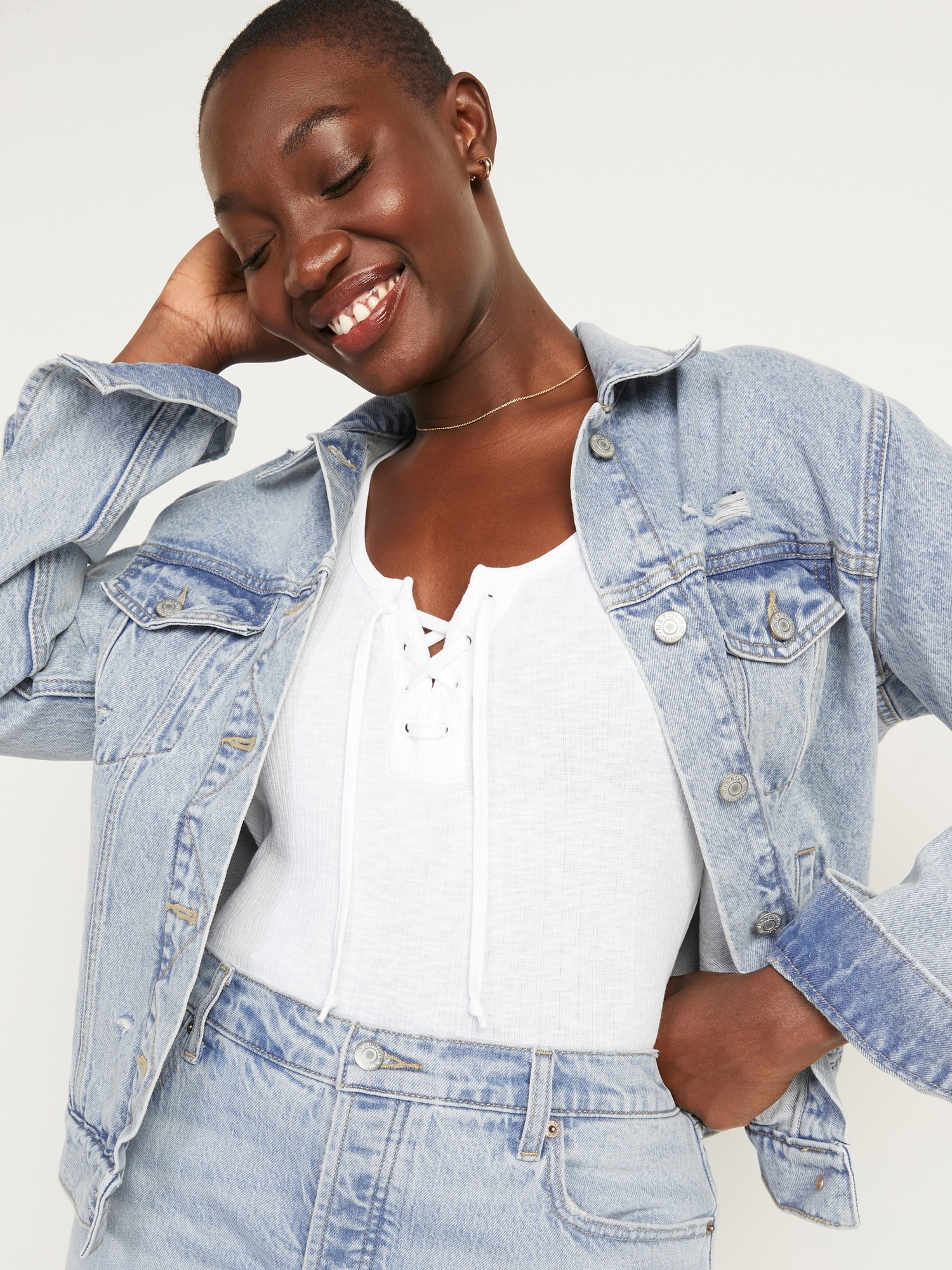 Old navy shop womens jean jacket