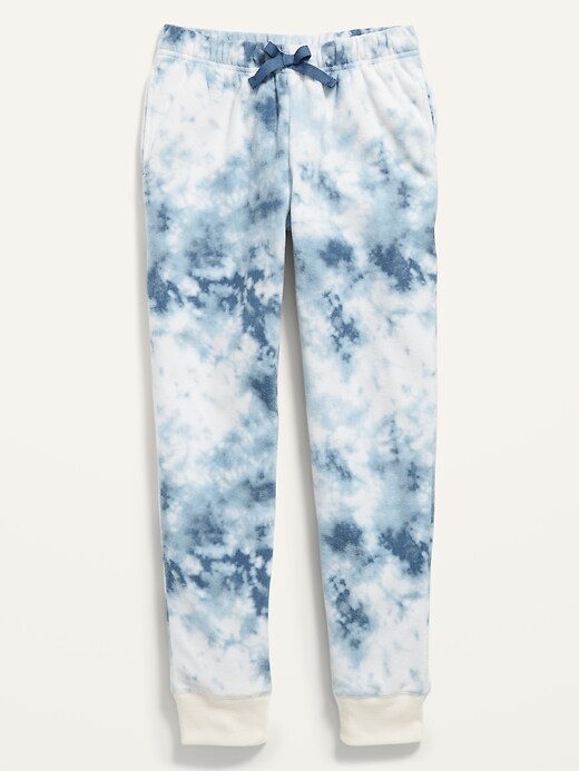 View large product image 1 of 1. Printed Micro Fleece Pajama Joggers for Girls