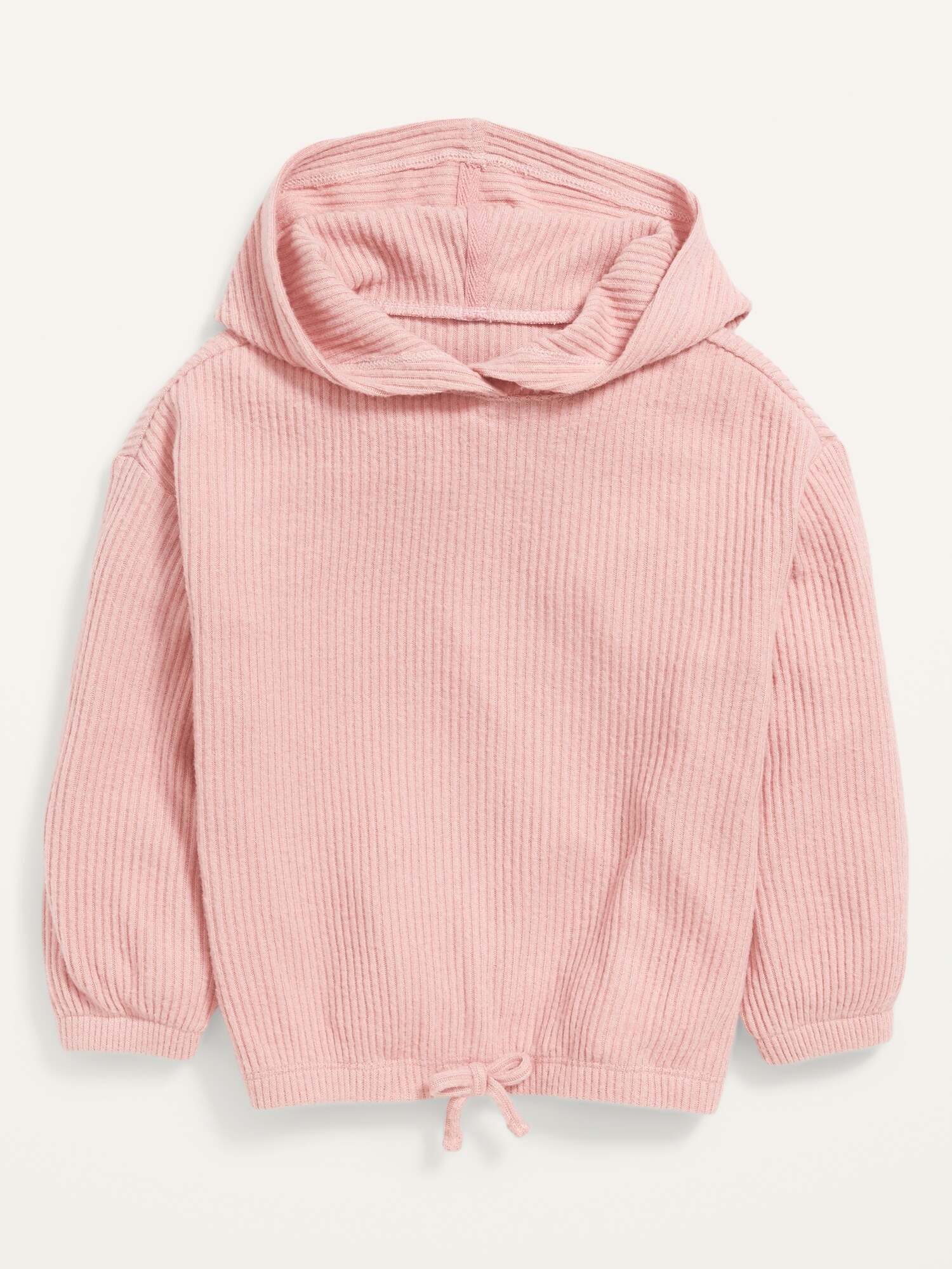 Cozy RibKnit Pullover Hoodie for Toddler Girls Old Navy