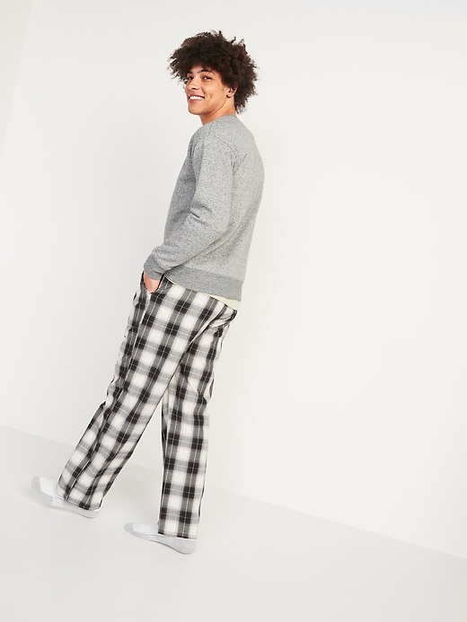 View large product image 2 of 3. Patterned Poplin Pajama Pants