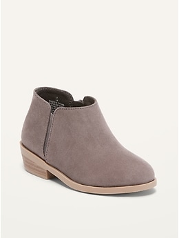 old navy suede booties