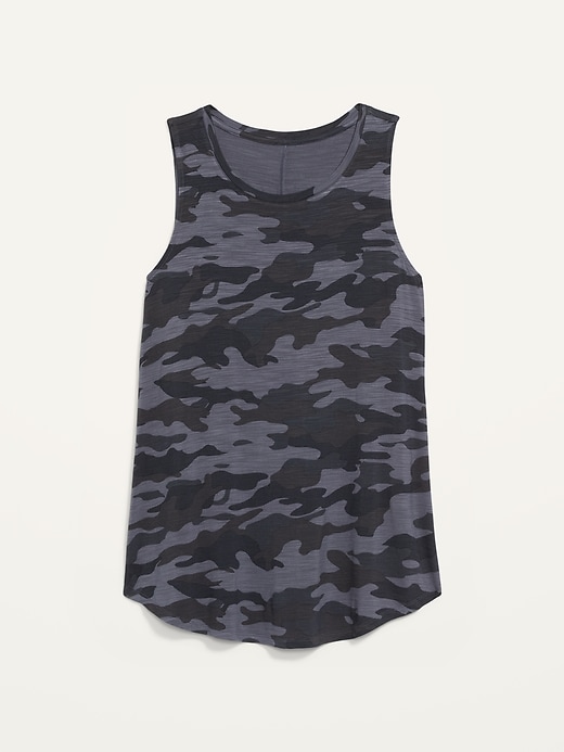 Image number 4 showing, Luxe Printed High-Neck Tank Top for Women