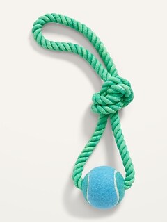 Rope & Ball Tug Toy for Dogs