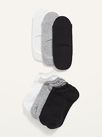 Image number 1 showing, Ankle & No-Show Socks Variety 6-Pack For Women
