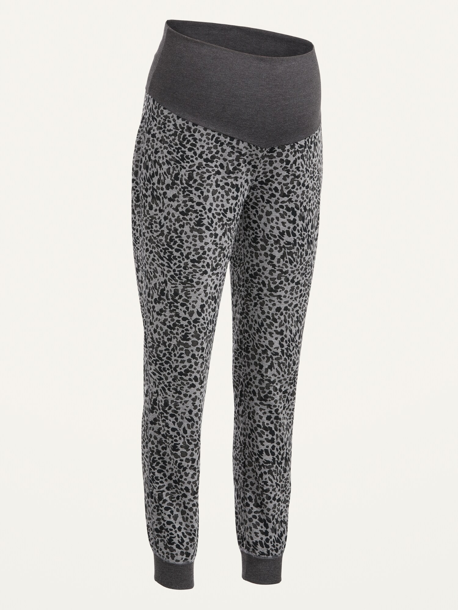 Maternity Rollover-Waist Vintage Jogger 