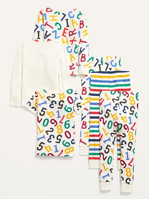 View large product image 2 of 2. Unisex 6-Piece Pajama Set for Toddler & Baby