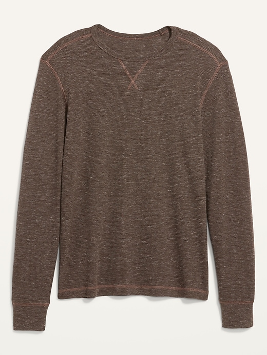 View large product image 1 of 1. Soft-Washed Thermal-Knit Long-Sleeve T-Shirt