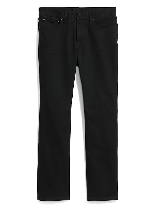 Image number 4 showing, Straight Built-In Flex Black Jeans