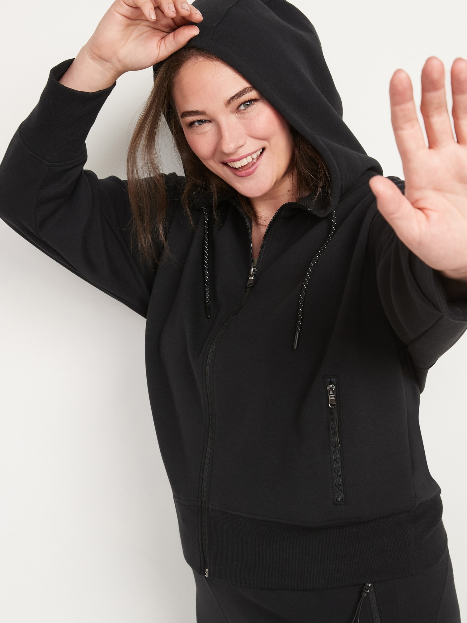 old navy fleece hoodie women's