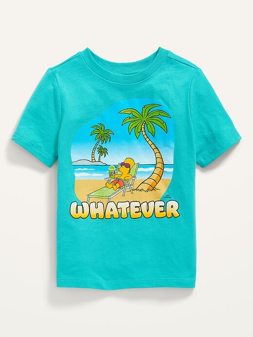 Old Navy The Simpsons&#153 Bart "Whatever" Unisex Graphic T-Shirt for Toddler. 1