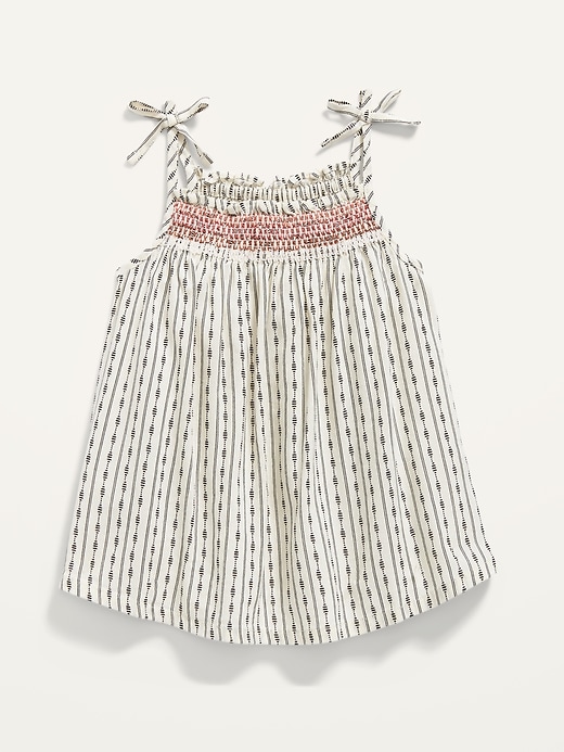 Smocked Tie-Shoulder Sleeveless Top for Toddler Girls | Old Navy