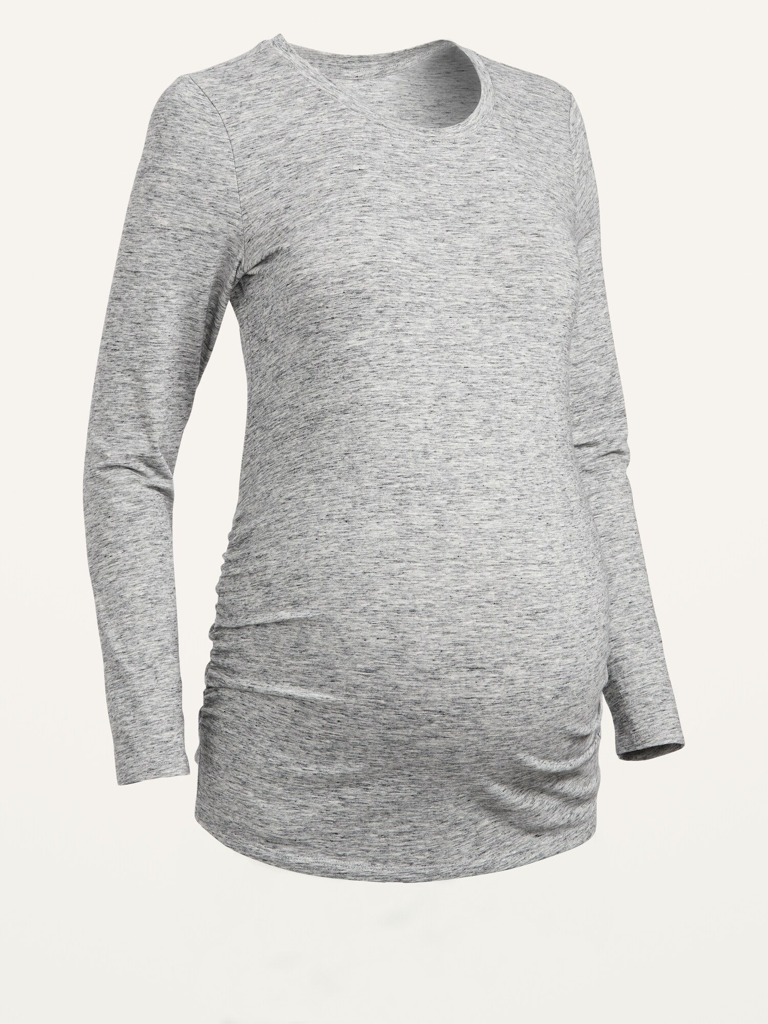 Maternity EveryWear Long-Sleeve Crew-Neck T-Shirt | Old Navy