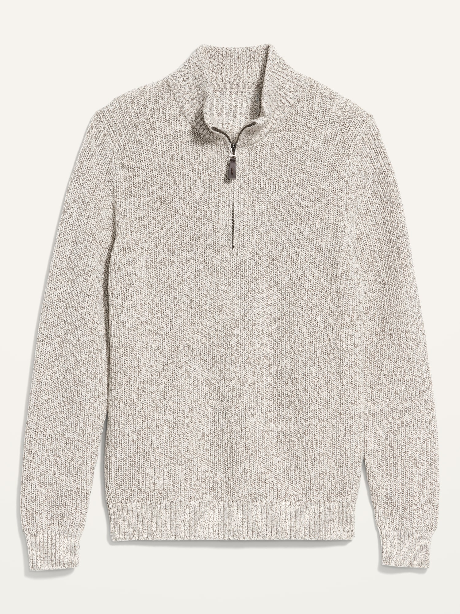 Mock-Neck Quarter-Zip Sweater | Old Navy