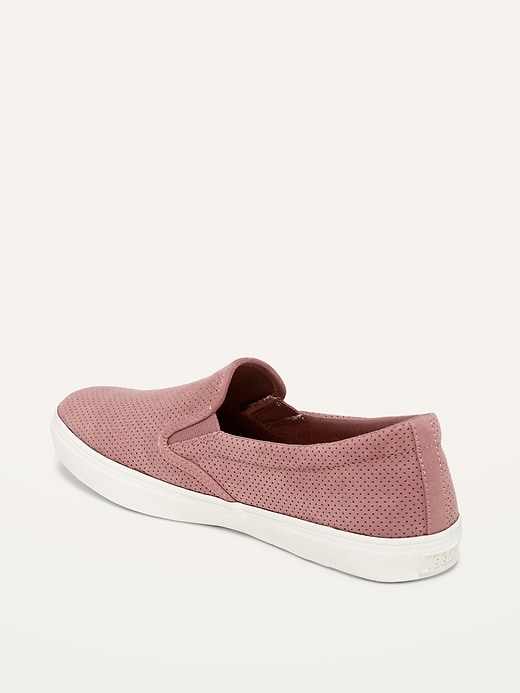 FauxSuede SlipOn Sneakers For Women Old Navy