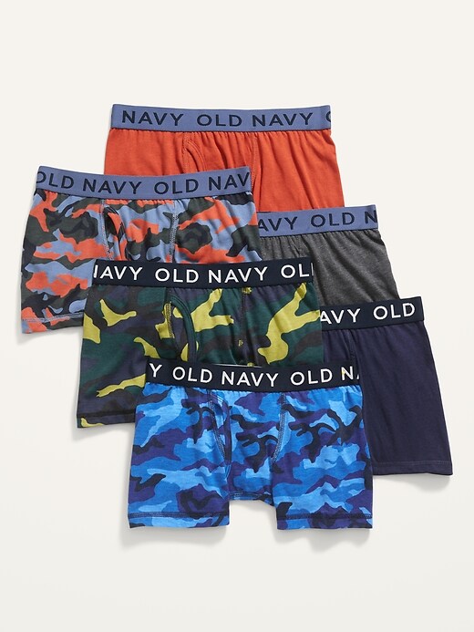 Printed Boxer-Briefs 6-Pack for Boys