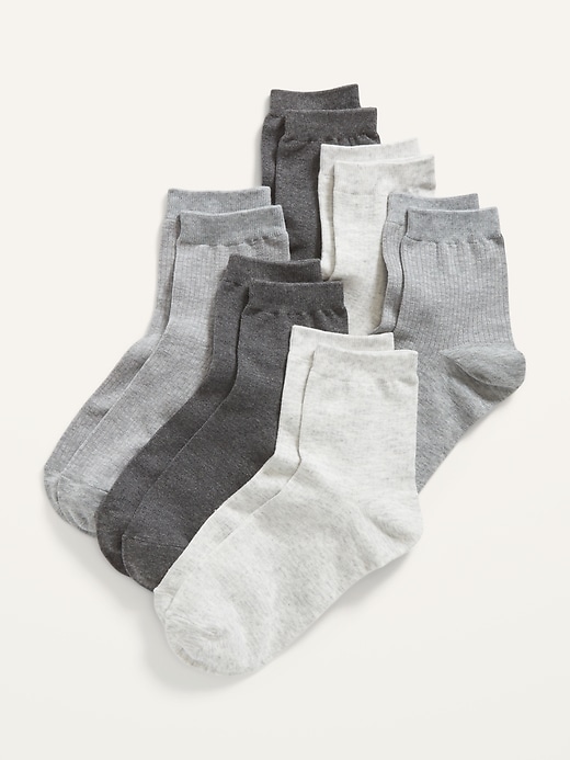 View large product image 1 of 1. Quarter Crew Socks 6-Pack For Women