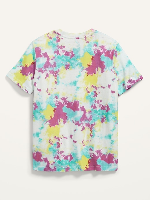 View large product image 2 of 2. Gender-Neutral Licensed Pop-Culture Graphic Tie-Dye T-Shirt for Kids
