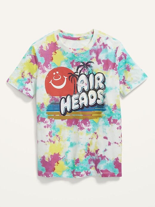 View large product image 1 of 2. Gender-Neutral Licensed Pop-Culture Graphic Tie-Dye T-Shirt for Kids