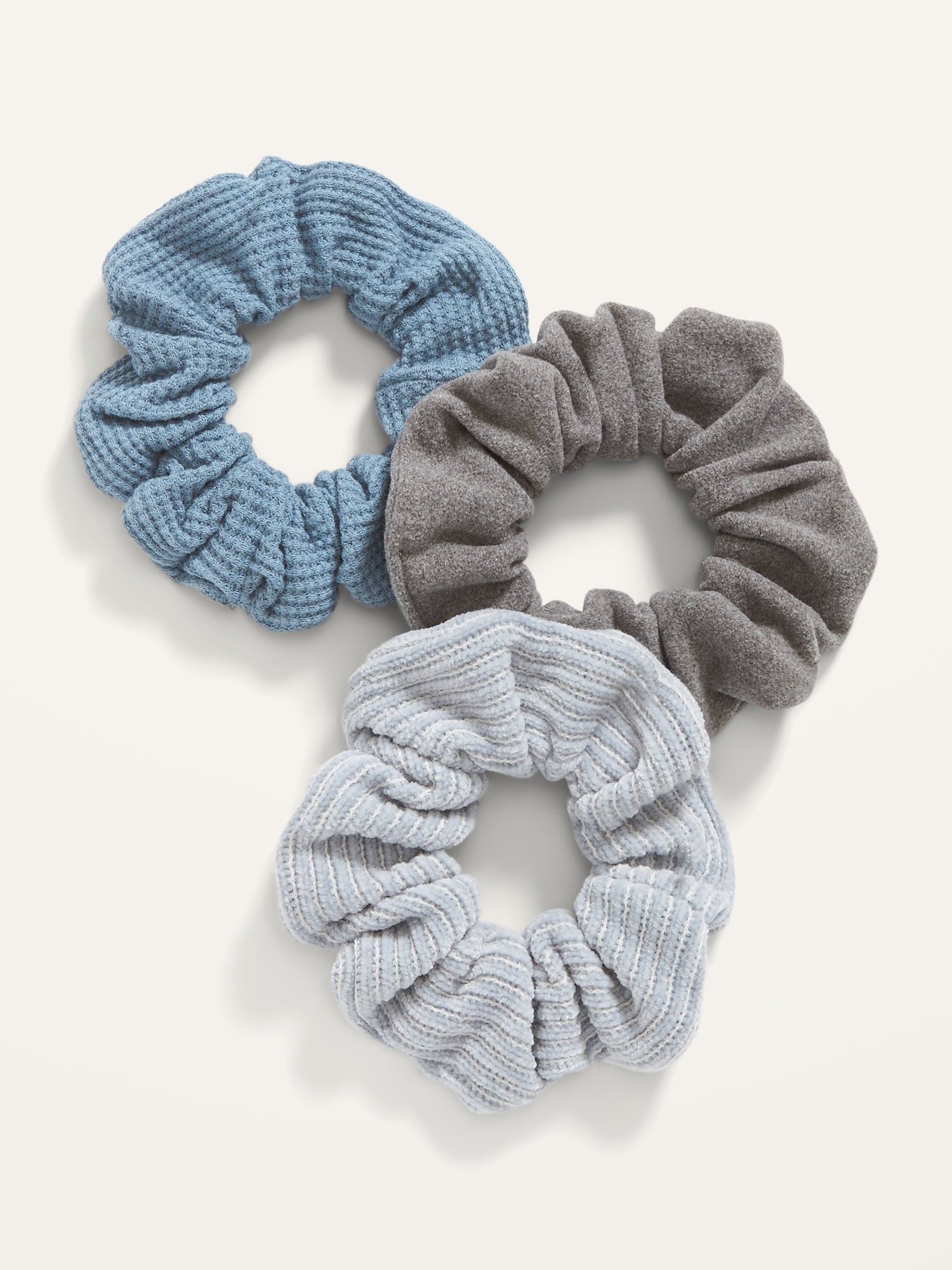 Old Navy Hair Scrunchie 3-Pack for Women blue. 1