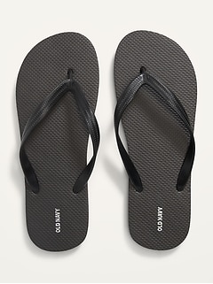 old navy men's white flip flops