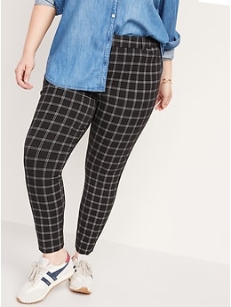 High-Waisted Pixie Printed Ankle Pants for Women